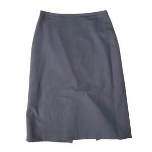 Banana Republic Wool Pencil Skirt  Charcoal Gray sz 0